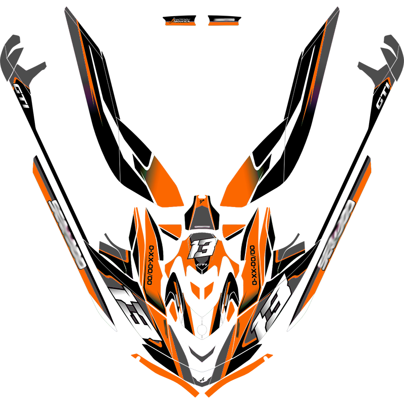 Kit adhesivos Seadoo GTI 3GEN - RACING V1