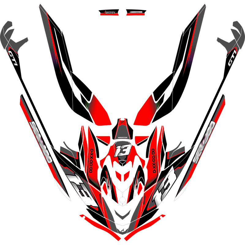 Kit adhesivos Seadoo GTI 3GEN - RACING V1