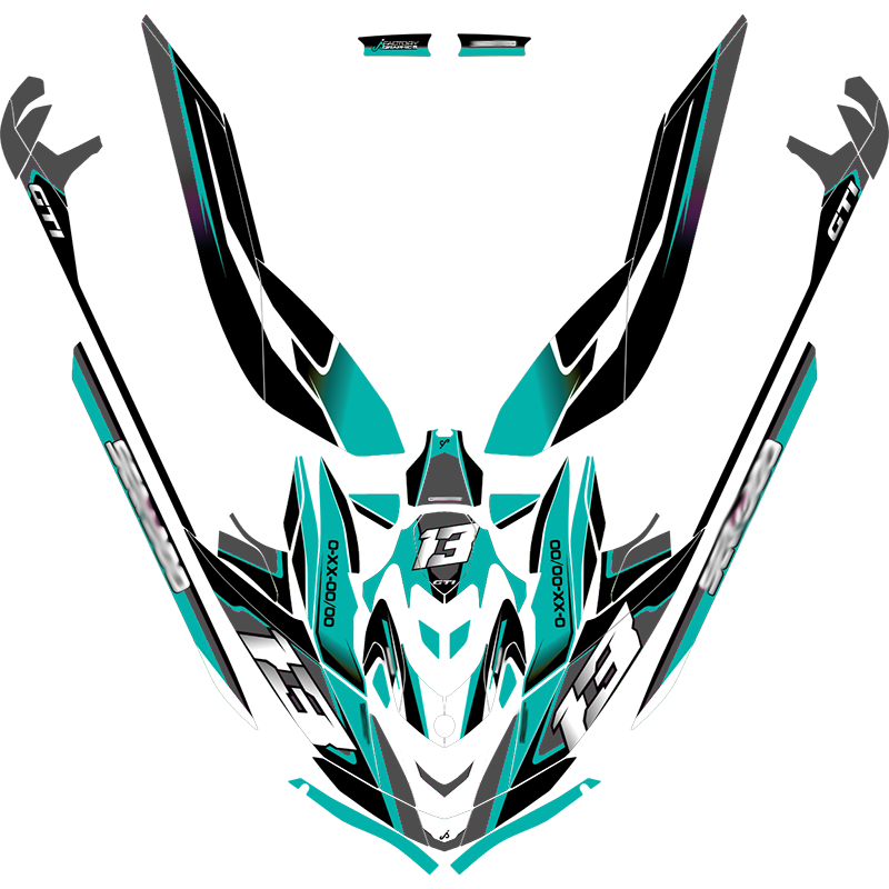 Kit adhesivos Seadoo GTI 3GEN - RACING V1
