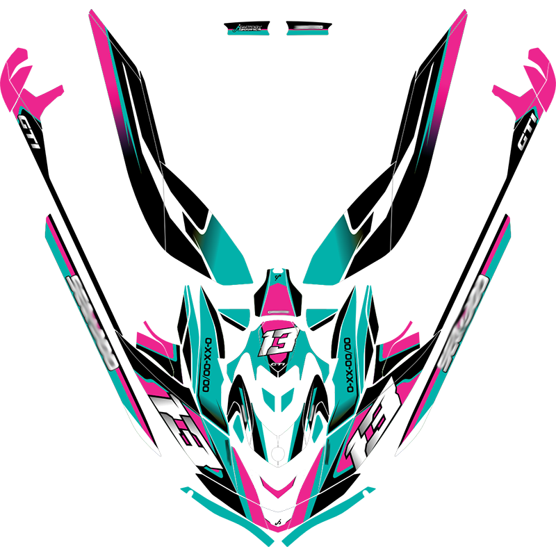 Kit adhesivos Seadoo GTI 3GEN - RACING V1