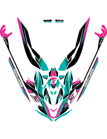 Kit adhesivos Seadoo GTI 3GEN - RACING V1