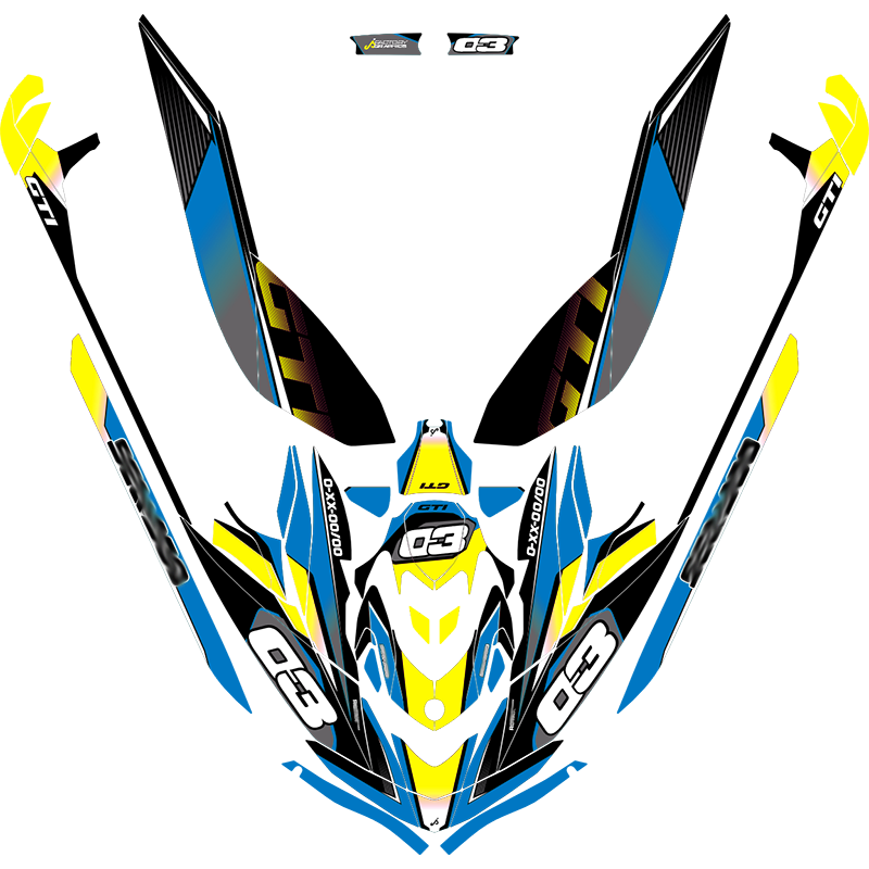 Kit adhesivos Seadoo GTI 3GEN - RACING V2