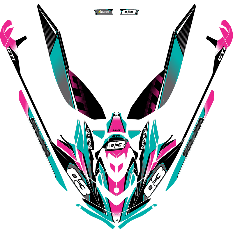 Kit adhesivos Seadoo GTI 3GEN - RACING V2