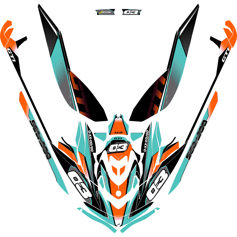 Kit adhesivos Seadoo GTI 3GEN - RACING V2