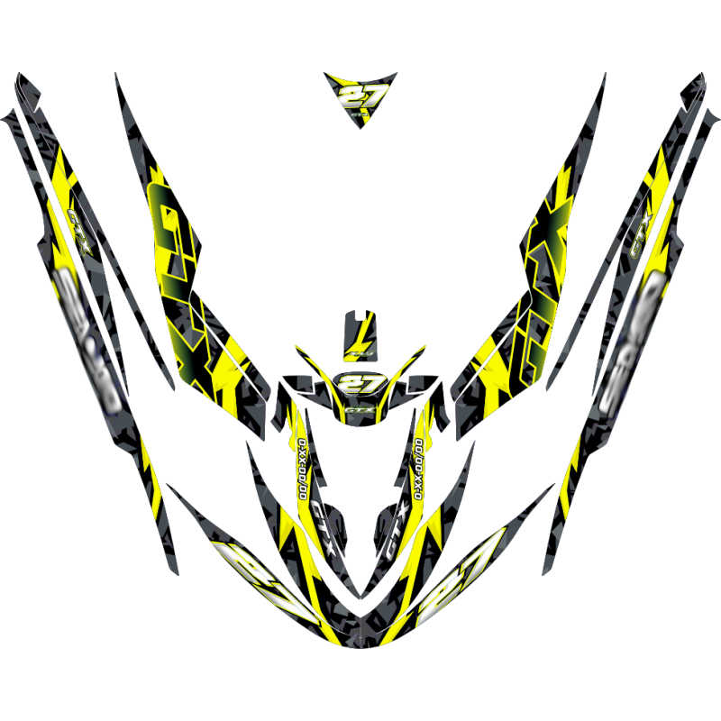 Kit adhesivos Seadoo GTX 1GEN - GEOMETRIC TRAMBO