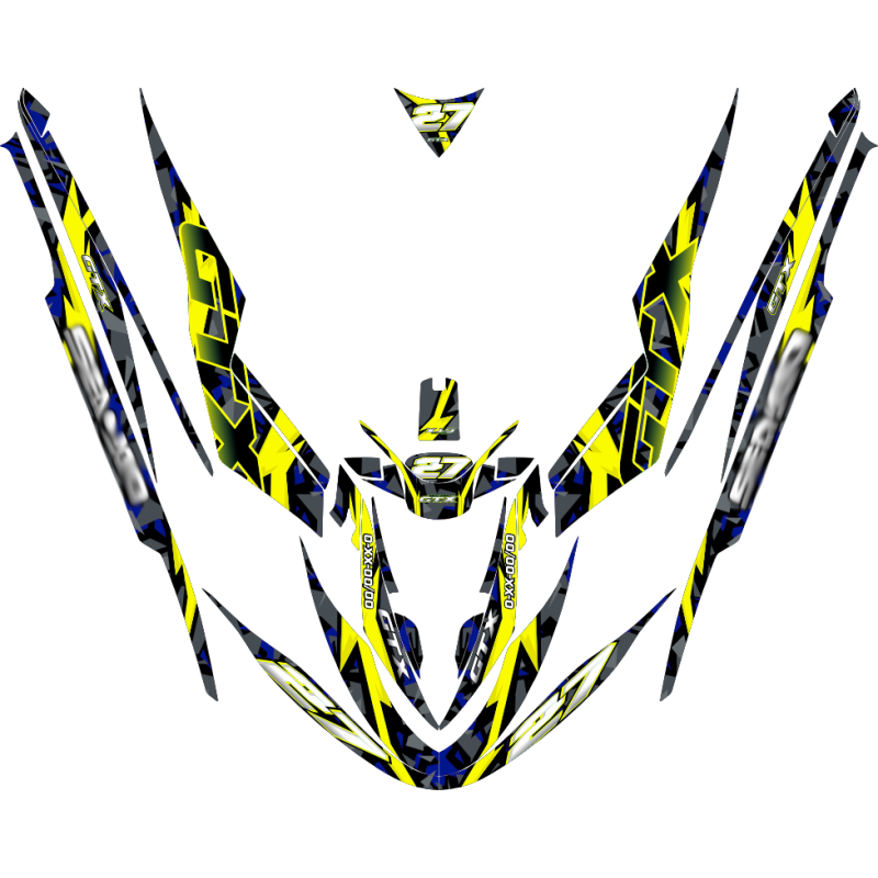 Kit adhesivos Seadoo GTX 1GEN - GEOMETRIC TRAMBO