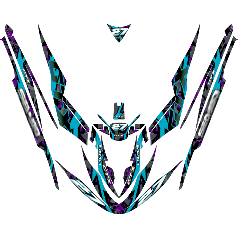 Kit adhesivos Seadoo GTX 1GEN - GEOMETRIC TRAMBO