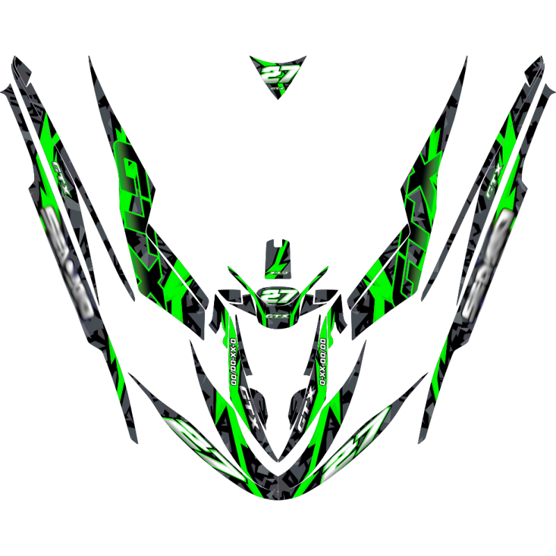 Kit adhesivos Seadoo GTX 1GEN - GEOMETRIC TRAMBO