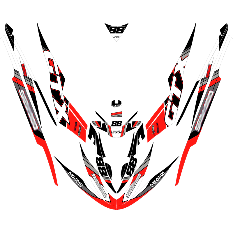 Kit adhesivos Seadoo GTX 1GEN - RACING LINES