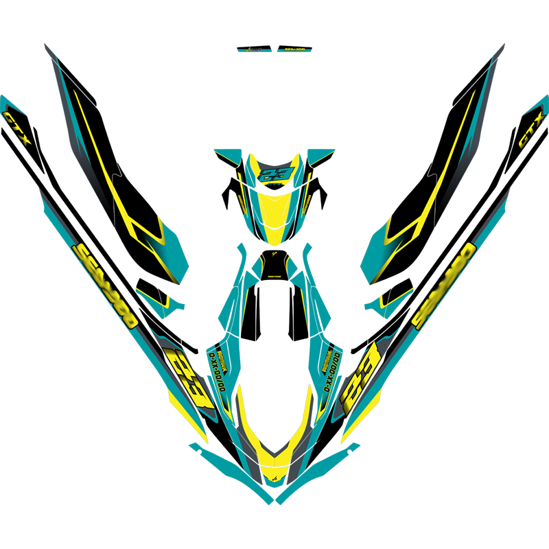 Kit adhesivos Seadoo GTX 3GEN - RACING V1