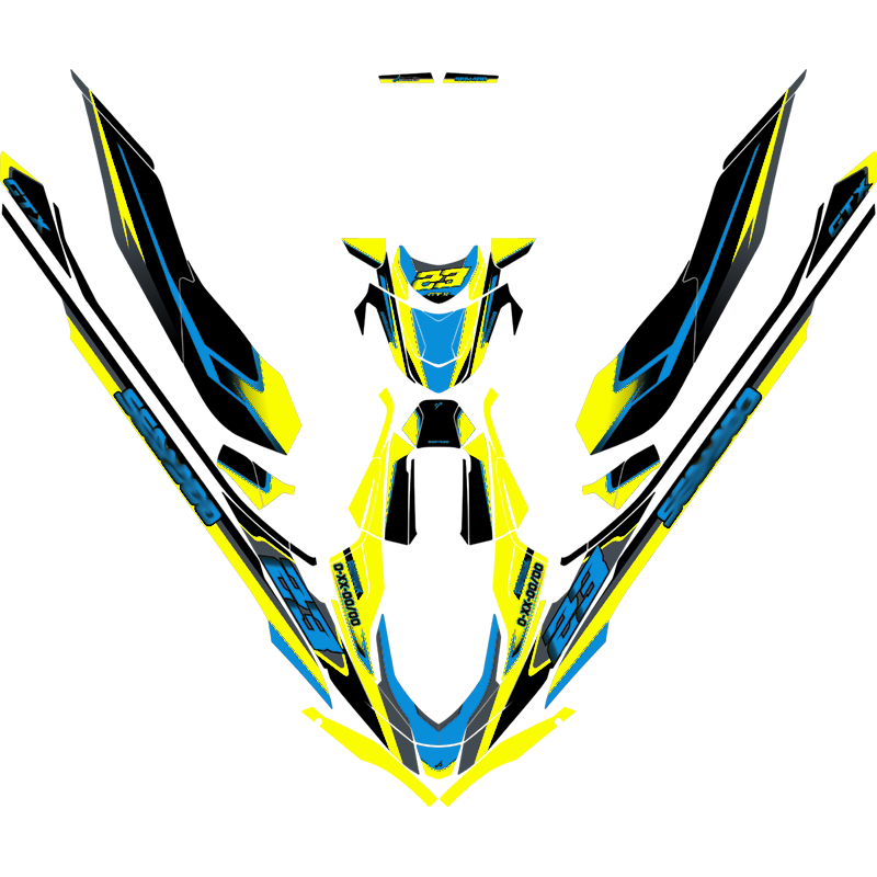 Kit adhesivos Seadoo GTX 3GEN - RACING V1