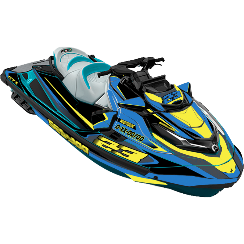 Kit adhesivos Seadoo GTX 3GEN - RACING V1
