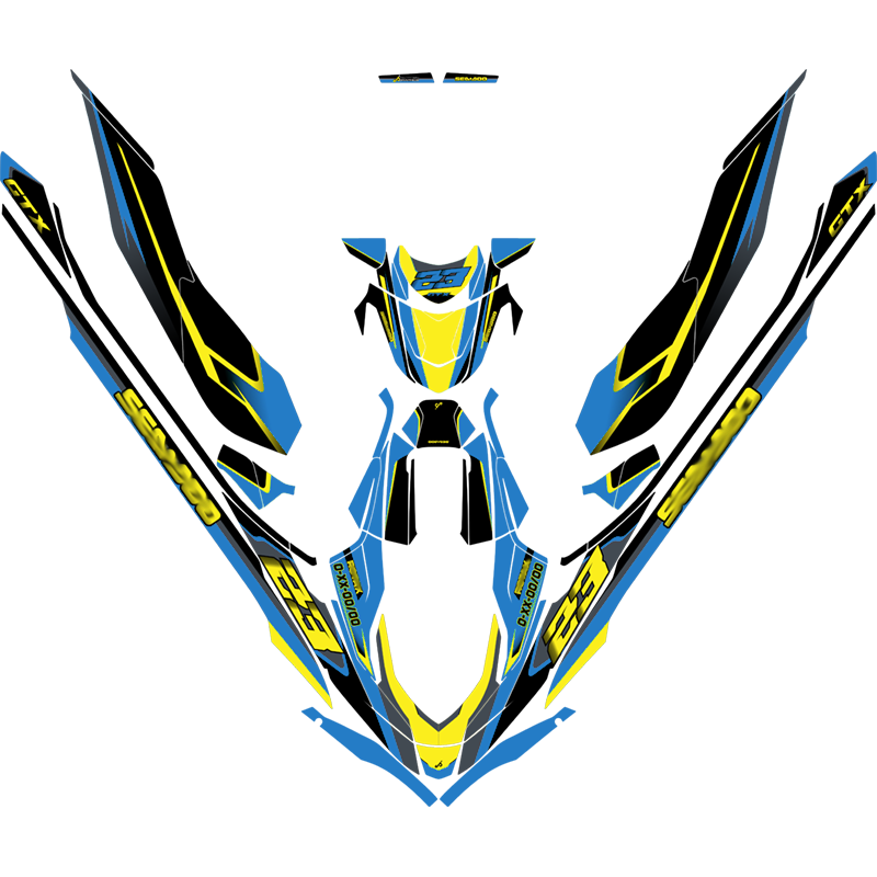 Kit adhesivos Seadoo GTX 3GEN - RACING V1