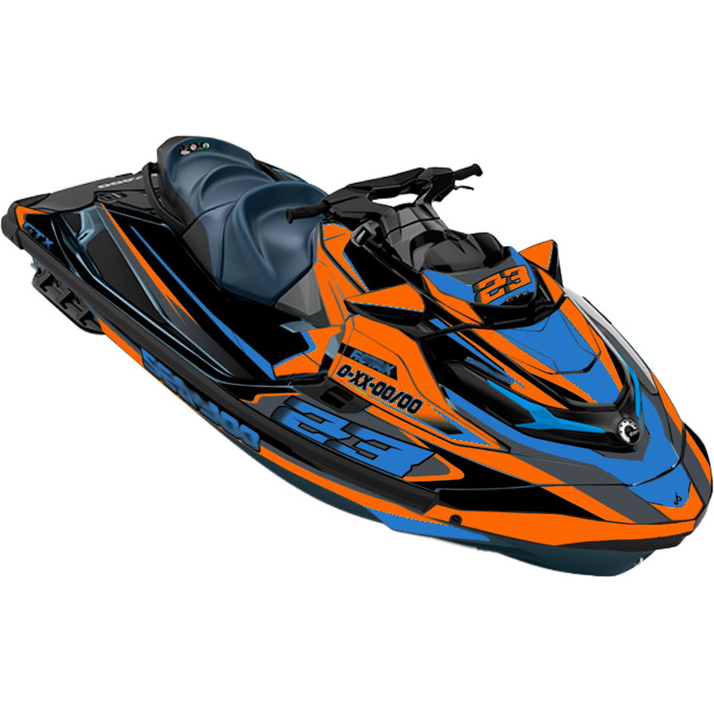 Kit adhesivos Seadoo GTX 3GEN - RACING V1