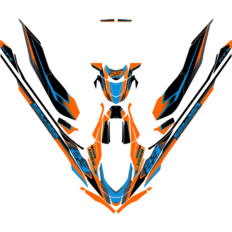 Kit adhesivos Seadoo GTX 3GEN - RACING V1