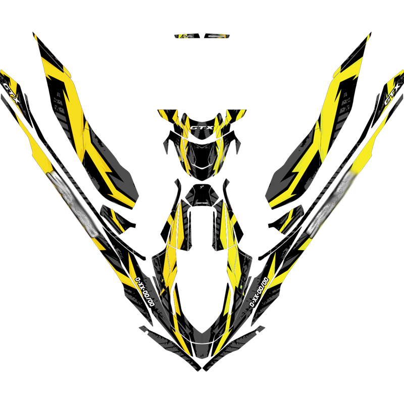 Kit adhesivos Seadoo GTX 3GEN - TRAMBOLIK
