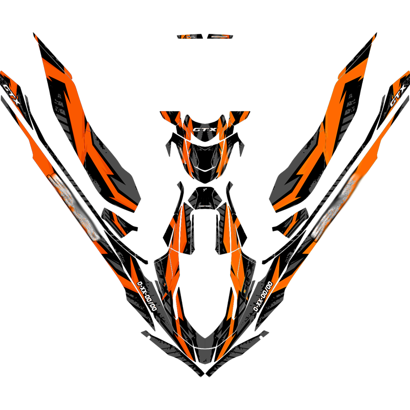 Kit adhesivos Seadoo GTX 3GEN - TRAMBOLIK