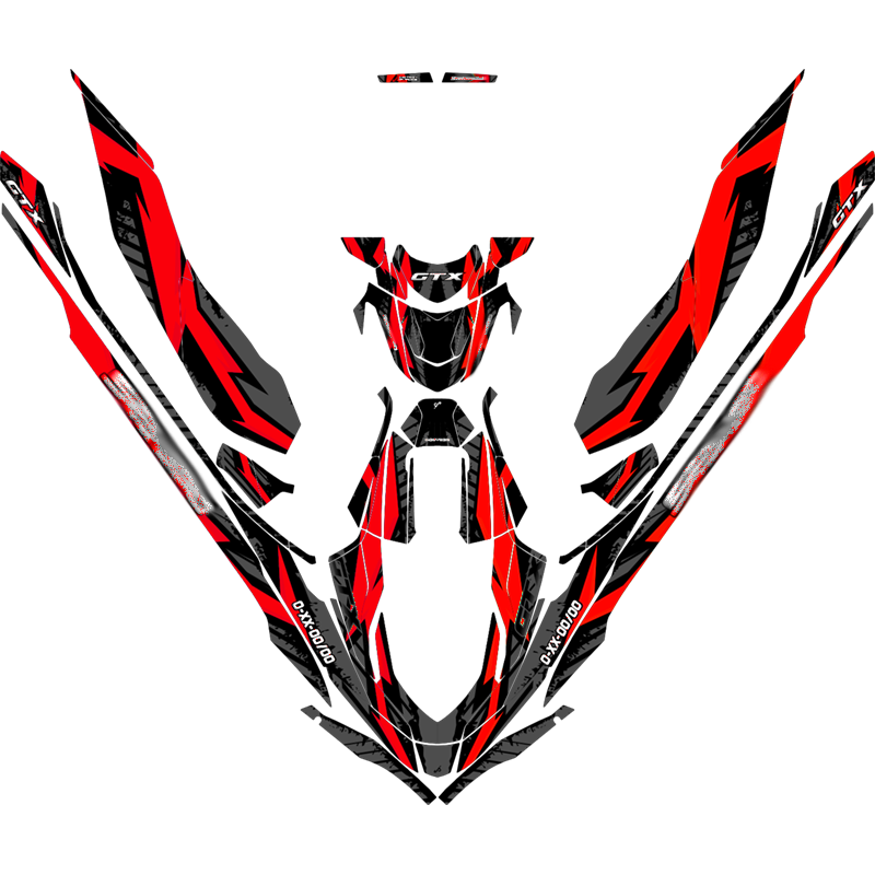 Kit adhesivos Seadoo GTX 3GEN - TRAMBOLIK