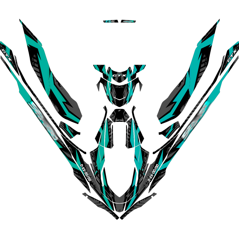 Kit adhesivos Seadoo GTX 3GEN - TRAMBOLIK