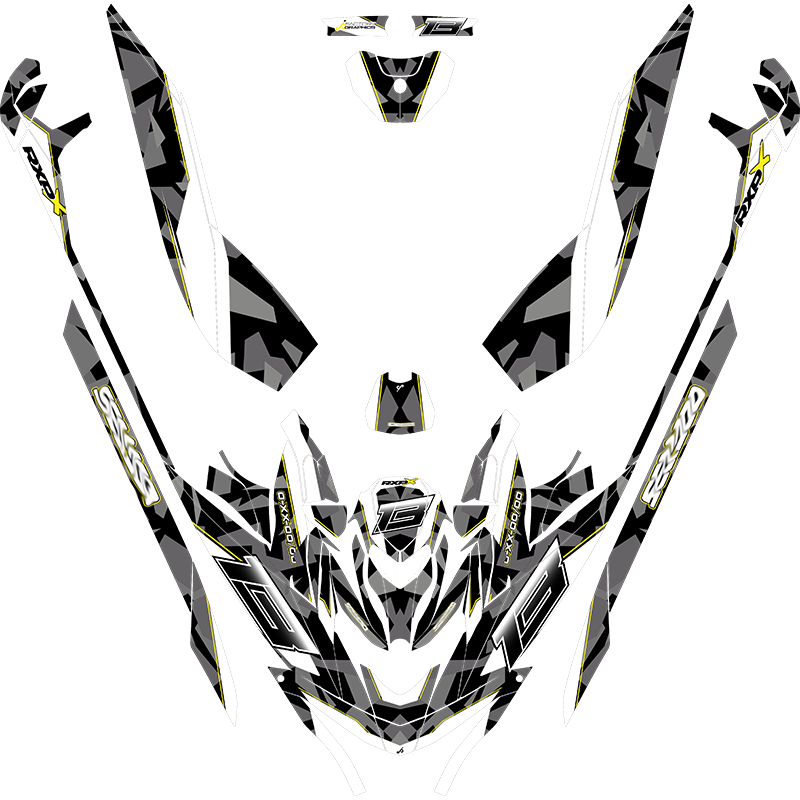 Kit adhesivos Seadoo RXP 3GEN - GEOMETRIC RACE