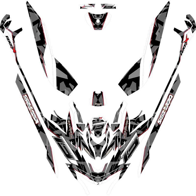 Kit adhesivos Seadoo RXP 3GEN - GEOMETRIC RACE
