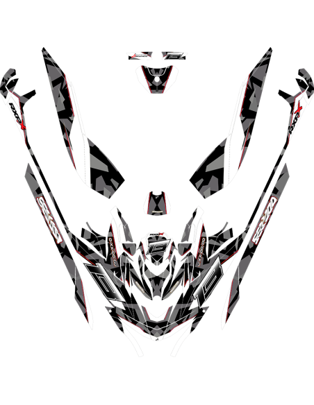 Kit adhesivos Seadoo RXP 3GEN - GEOMETRIC RACE
