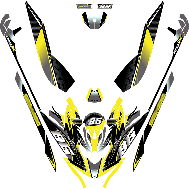 Kit adhesivos Seadoo RXP 3GEN - RACING V2