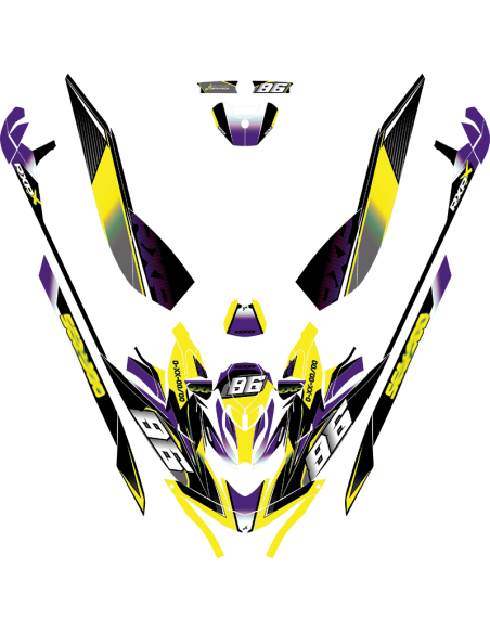 Kit adhesivos Seadoo RXP 3GEN - RACING V2