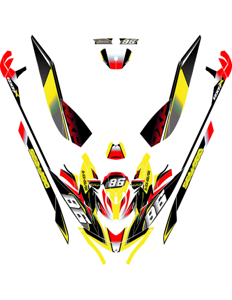 Kit adhesivos Seadoo RXP 3GEN - RACING V2