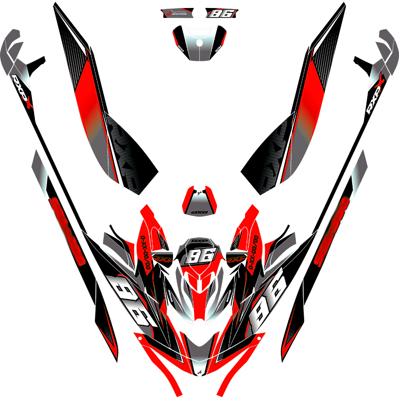 Kit adhesivos Seadoo RXP 3GEN - RACING V2
