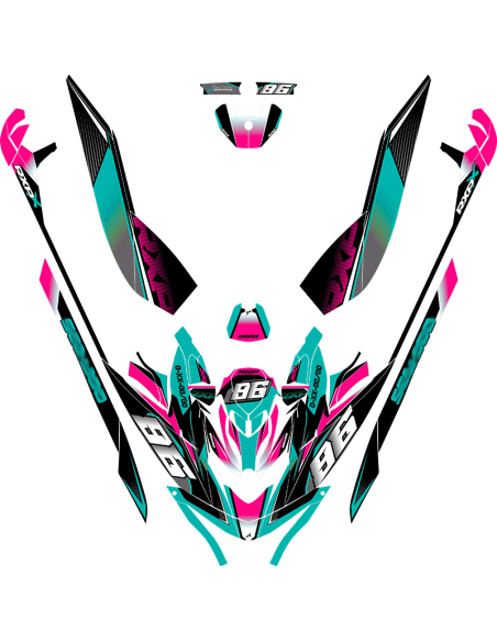Kit adhesivos Seadoo RXP 3GEN - RACING V2