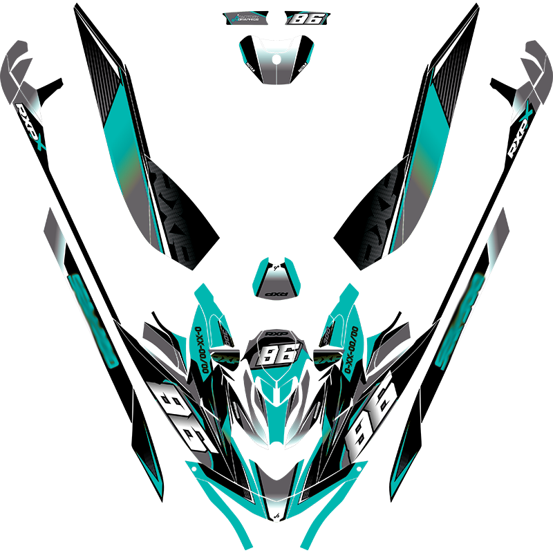 Kit adhesivos Seadoo RXP 3GEN - RACING V2