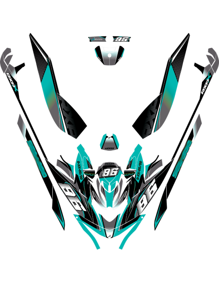 Kit adhesivos Seadoo RXP 3GEN - RACING V2