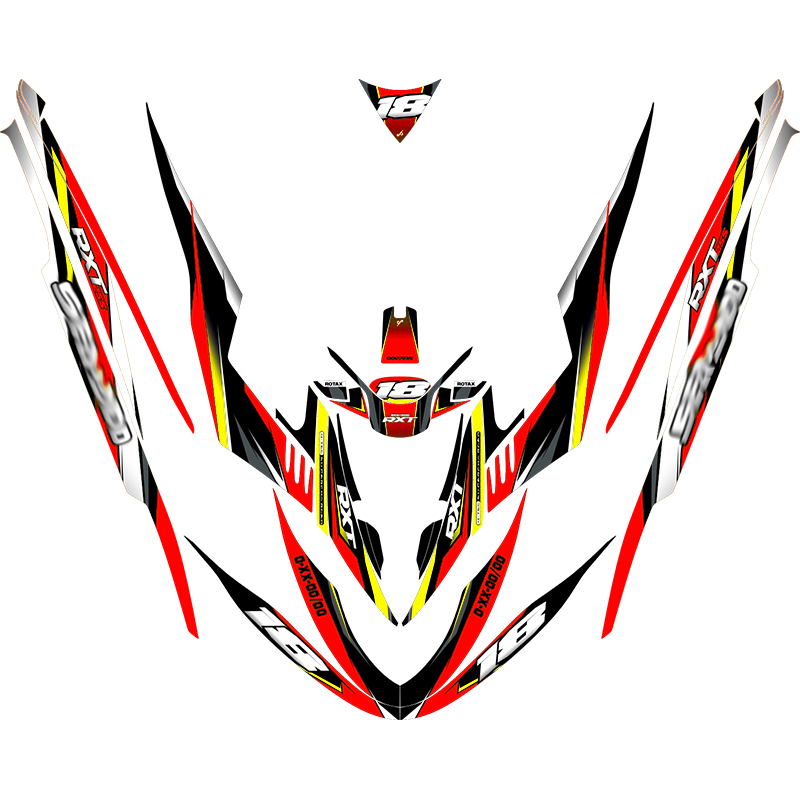 Kit adhesivos Seadoo RXT 1GEN - RACING V1