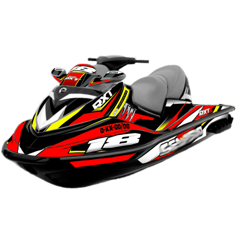 Kit adhesivos Seadoo RXT 1GEN - RACING V1