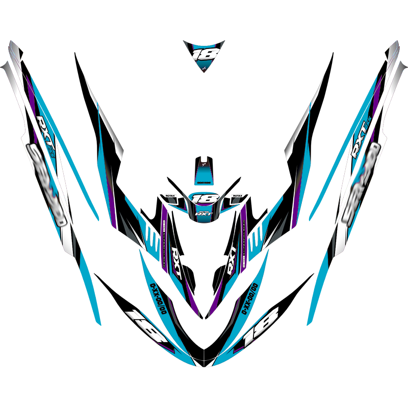 Kit adhesivos Seadoo RXT 1GEN - RACING V1