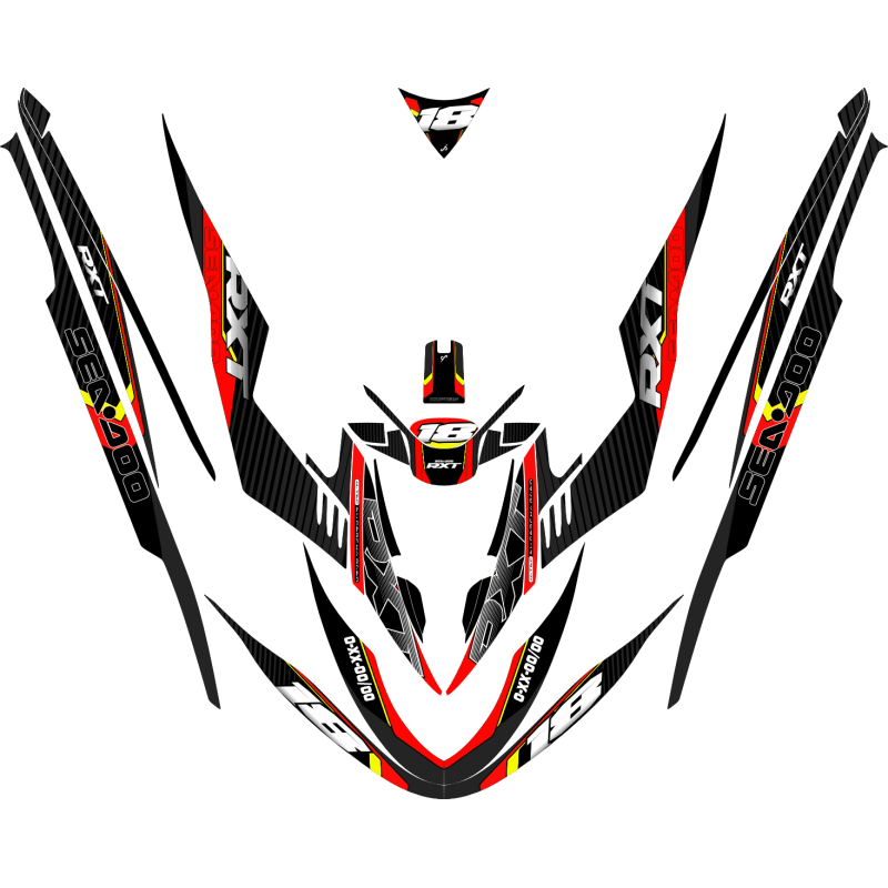 Kit adhesivos Seadoo RXT 1GEN - RACING V2