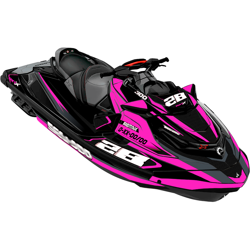 Kit adhesivos Seadoo RXT 3GEN - RACING V1 CARBON