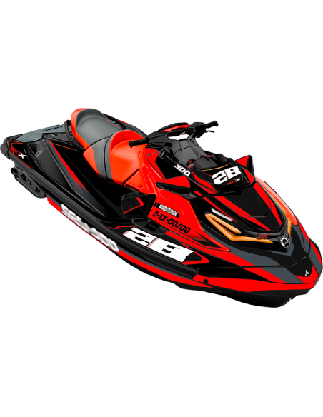 Kit adhesivos Seadoo RXT 3GEN - RACING V1 CARBON