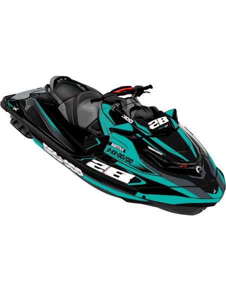 Kit adhesivos Seadoo RXT 3GEN - RACING V1 CARBON