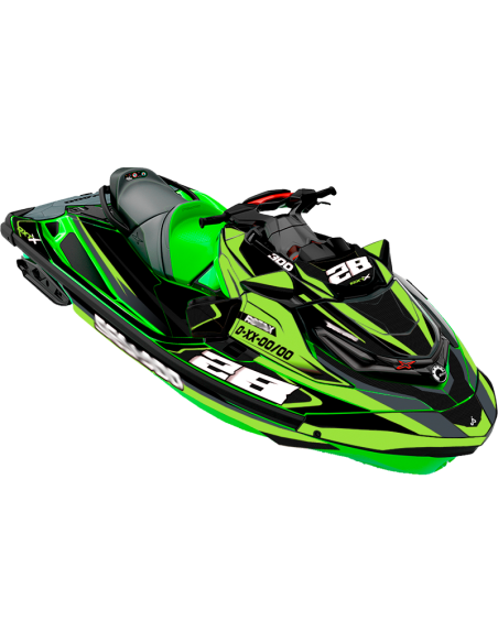 Kit adhesivos Seadoo RXT 3GEN - RACING V1 CARBON