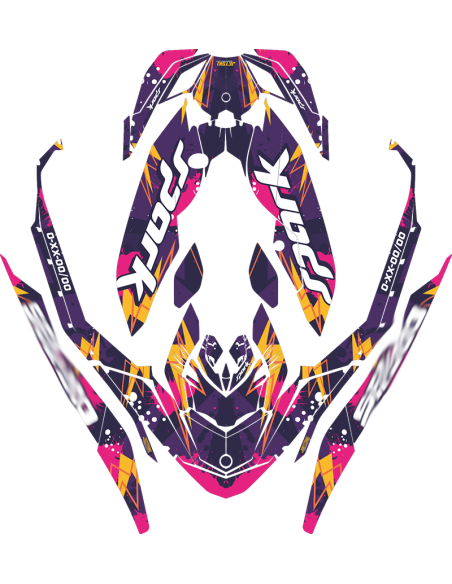 Kit adhesivos Seadoo SPARK - ELECTRIC PAINT