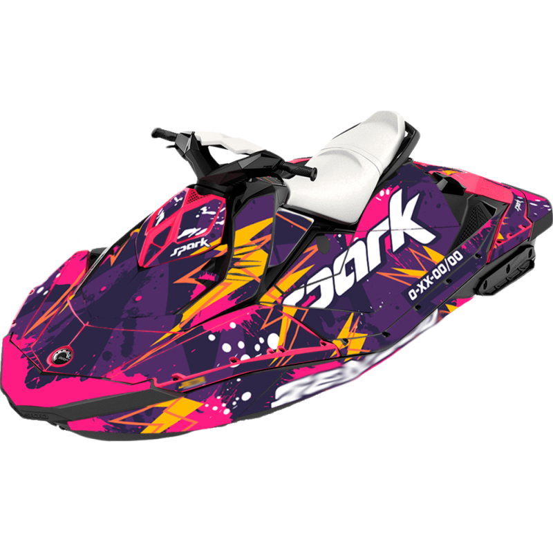Kit adhesivos Seadoo SPARK - ELECTRIC PAINT