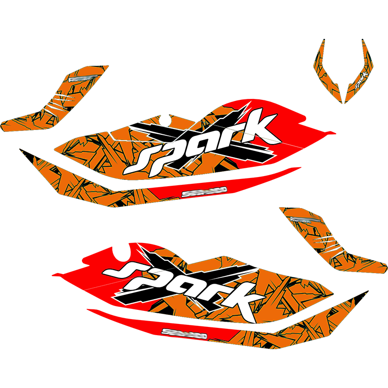 Kit adhesivos Seadoo SPARK - MK "X"