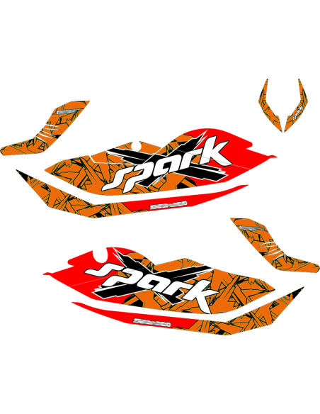 Kit adhesivos Seadoo SPARK - MK "X"