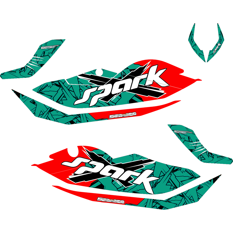 Kit adhesivos Seadoo SPARK - MK "X"