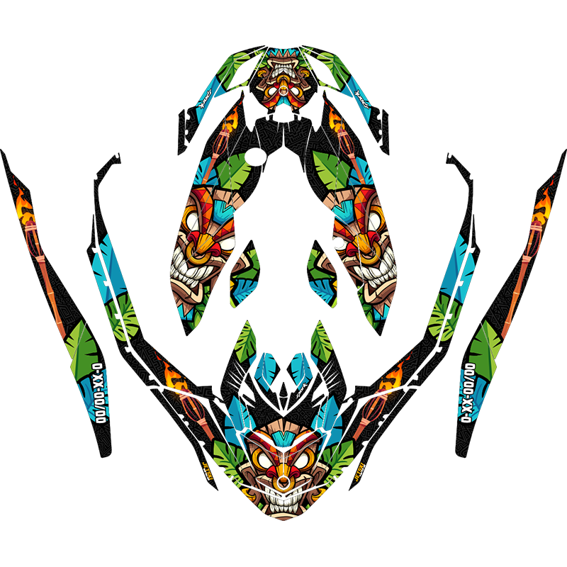 Kit adhesivos Seadoo SPARK - Tiki