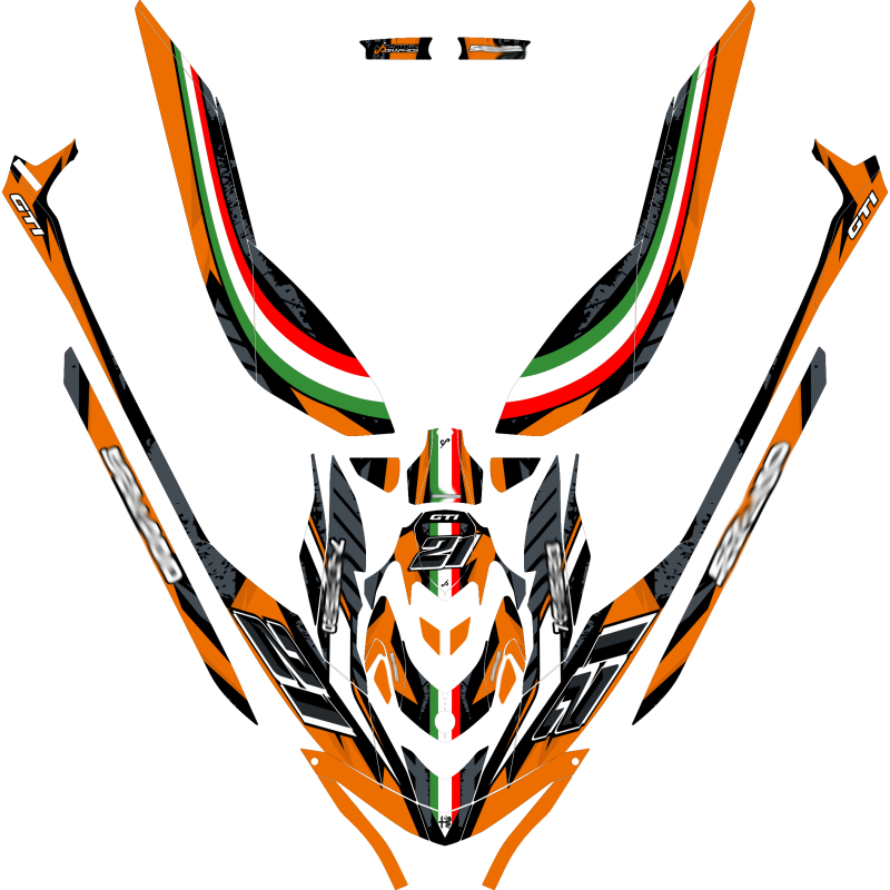 Kit adhesivos Seadoo GTI 3GEN - TRAMBOLIK ITALY
