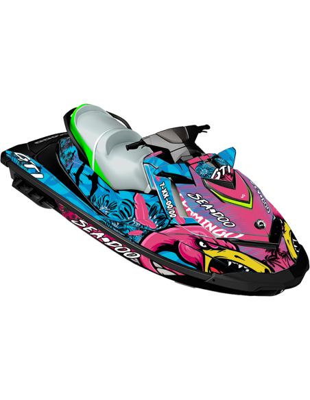 Kit adhesivos Seadoo GTI 2GEN - FLAMINGO