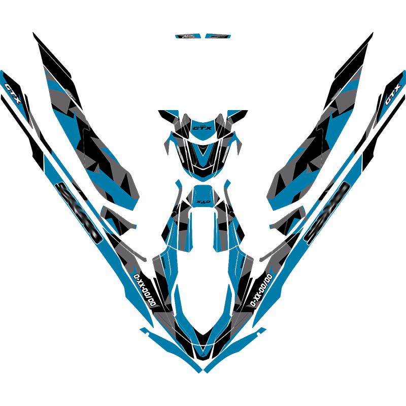 Kit adhesivos Seadoo GTX 3GEN - ABSTRACT CAMO